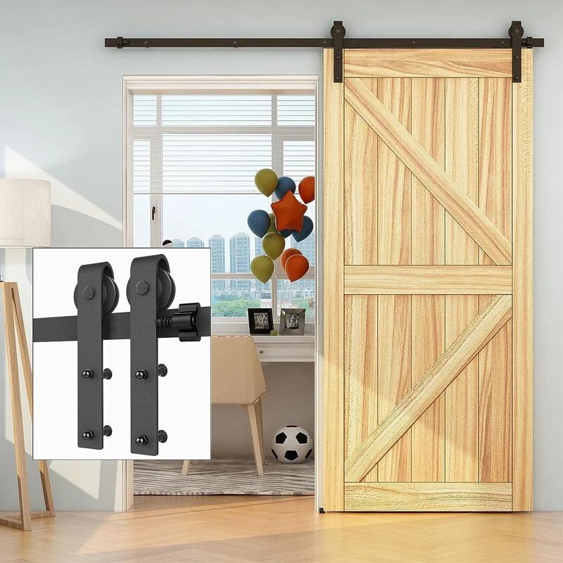 Tsmst-atualizado 410ftbarn Porta Hardware Kit Silencioso Rolha de Porta Fácil de Instalar Porta Deslizante Emendado Faixa Fit 40 Pcs