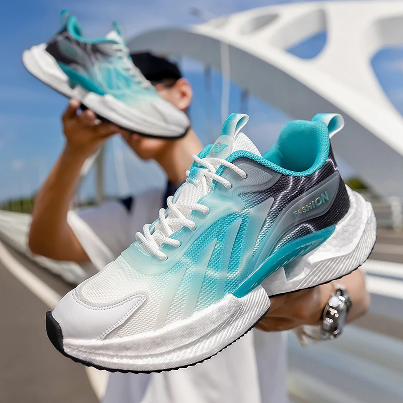 

Мужские кроссовки, обувь для бега, модная мужская спортивная обувь для улицы, новинка весны 2023, сетчатая дышащая мужская обувь