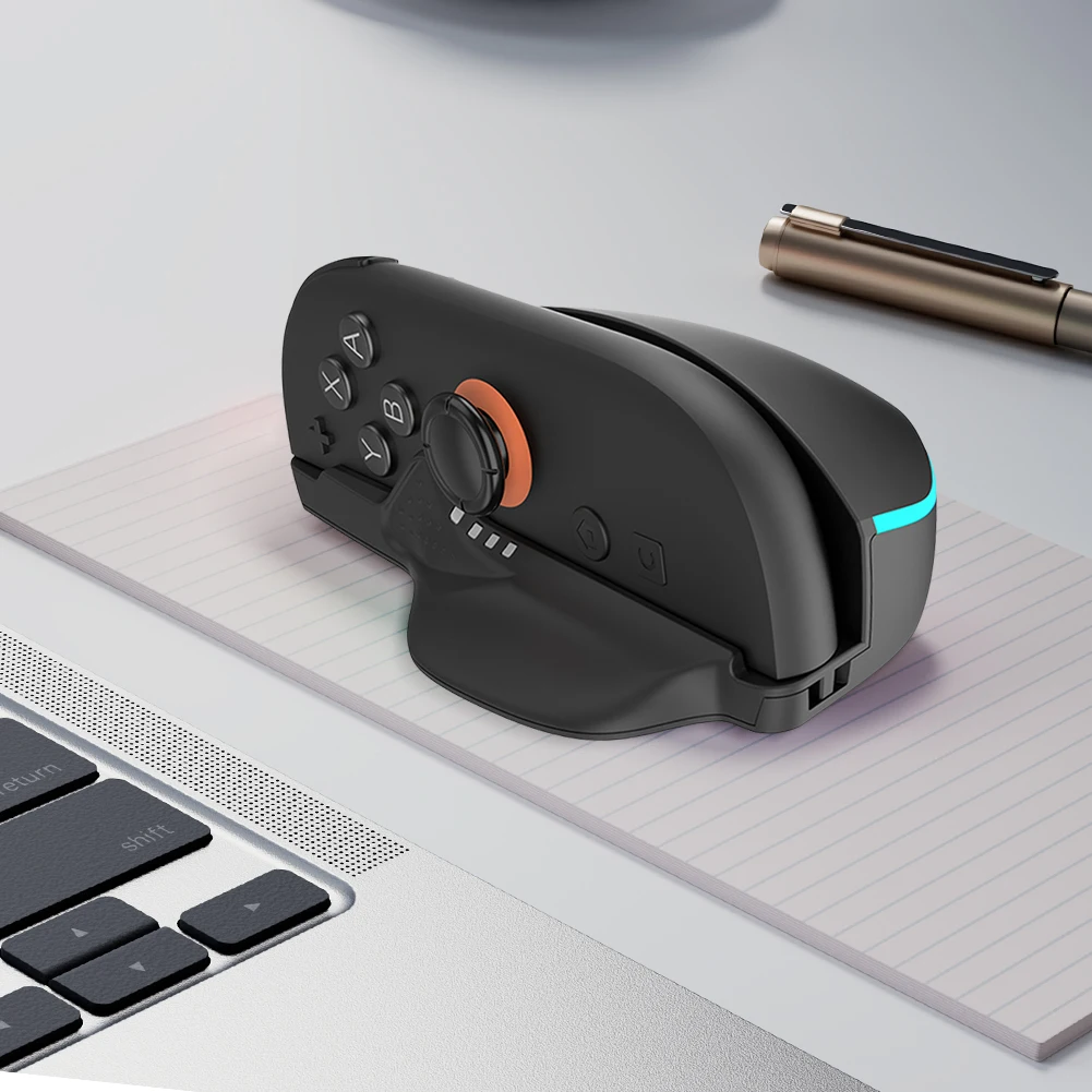 2pcs Mouse Grip for Switch 2 Gaming Controller Mouse Ergonomic Hand Grip Set Desktop Mouse Mode Holder for Switch 2 Accessories