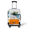 Car Cartoon Thick Stretch Cloth Luggage Cover Trolley Case Dust Cover Suitcase 19-32 Inch Luggage Protctive Travel Accessories 3