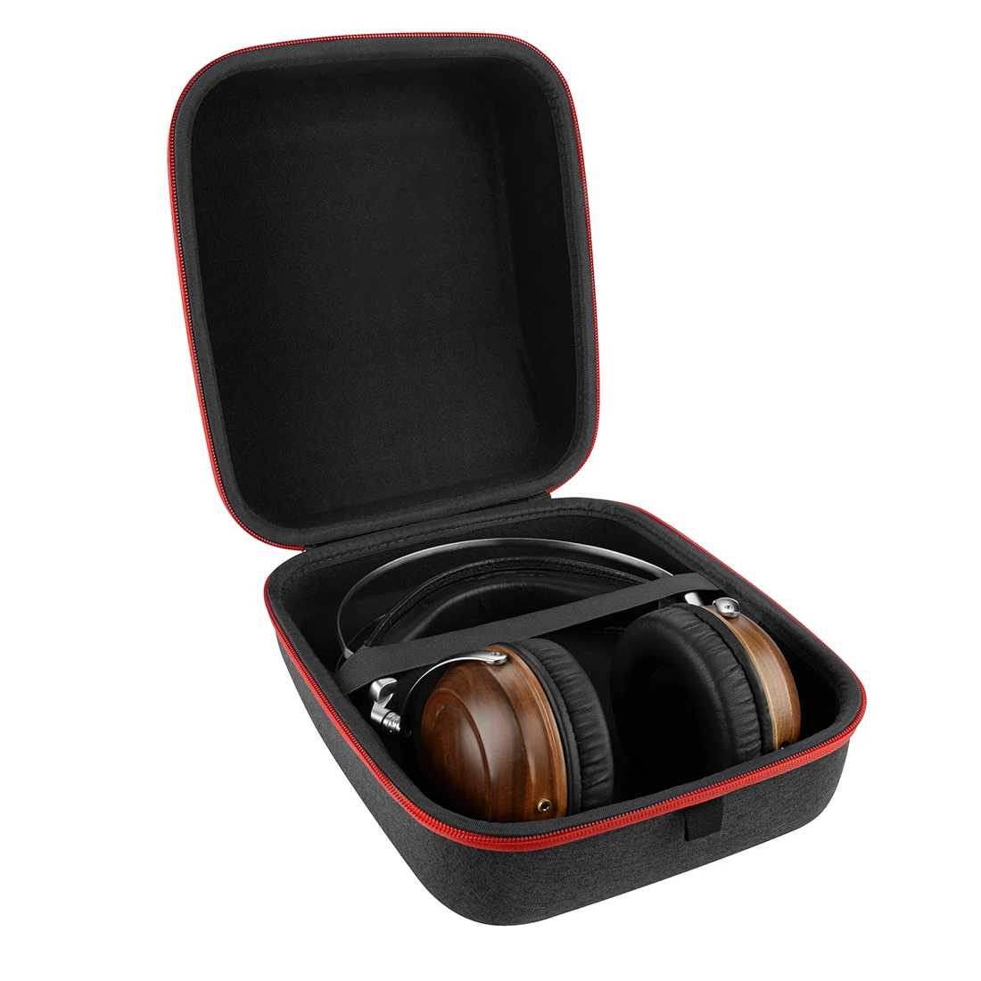 Geekria Shield Case For Large Sized Over-Ear Headphones, Replacement Protective Hard Shell Travel Carrying Bag With Cable Storage, Compatible With Sony MDR-Z1R, Denon AH-D9200 (Dark Grey - View #9