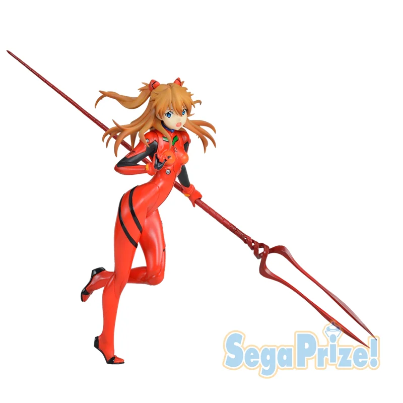 

SEGA Original EVA Neon Genesis Evangelion Anime Figure Asuka Langley Soryu Lance Of Longinus Action Figure Toys Kids Gift Model