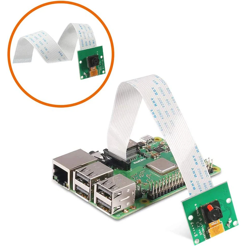 

Модуль камеры Raspberry Pi 4, 5 МП, 1080p, OV5647, видеокамера с датчиком для Raspberry Pi модели A/B +,Pi 2, Raspberry Pi 2,3, 3B +