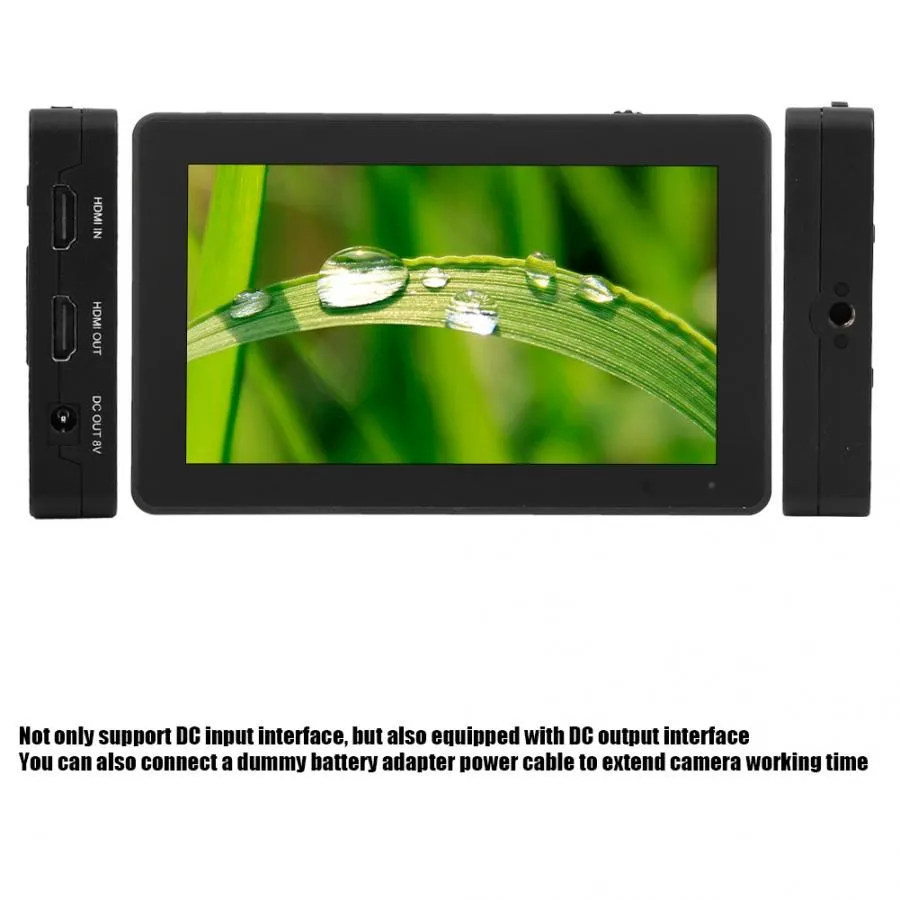 FEELWORLD F6 PLUS 5.5 Inch on Camera DSLR Field Monitor 3D LUT Touch Screen IPS FHD 1920x1080 Video Focus Assist Support 4K HDMI
