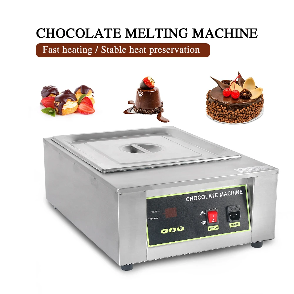 ITOP 1/2/4 Lattice Electric Chocolate Melting Machine Digital Display Chocolate Melting Furnace Tempering Machine Heating Stove 1
