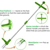 Claw Weeder Root Remover Outdoor Long Handle Killer Claw Weeder  Aluminum Stand Up Weed Puller Removable With Foot Pedal 2