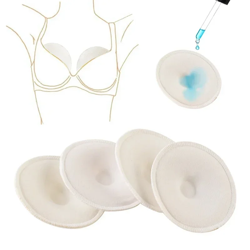 2/4Pcs Breast Pads Anti-overflow Maternity Nursing Pad Baby Feeding Breastfeeding Washable Breathable Absorbency Mom Necessary