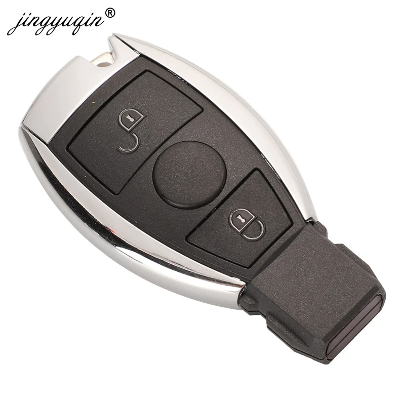 Jingyuqin bga 스타일 2/3/4 버튼 원격 스마트 자동차 키 315 mhz/433 mhz mb 메르세데스 벤츠 e s 2 지원 원래 nec bga fob