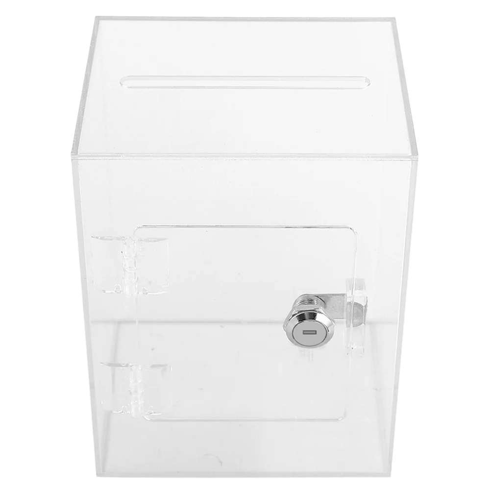 

Transparent Piggy Bank Counting Kids Toys Girls Tip Jars Money Coin Adults Decorate Holder