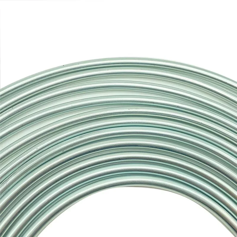 25ft Roll Tube Coil 3/16"OD Steel Zinc Brake Pipe Hose Line Piping Tube Tubing 1x/2x with 15PCS Nuts Fittings