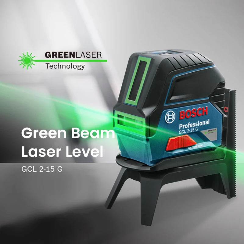Bosch GCL 2-15 G Green, 2 Line Laser Level