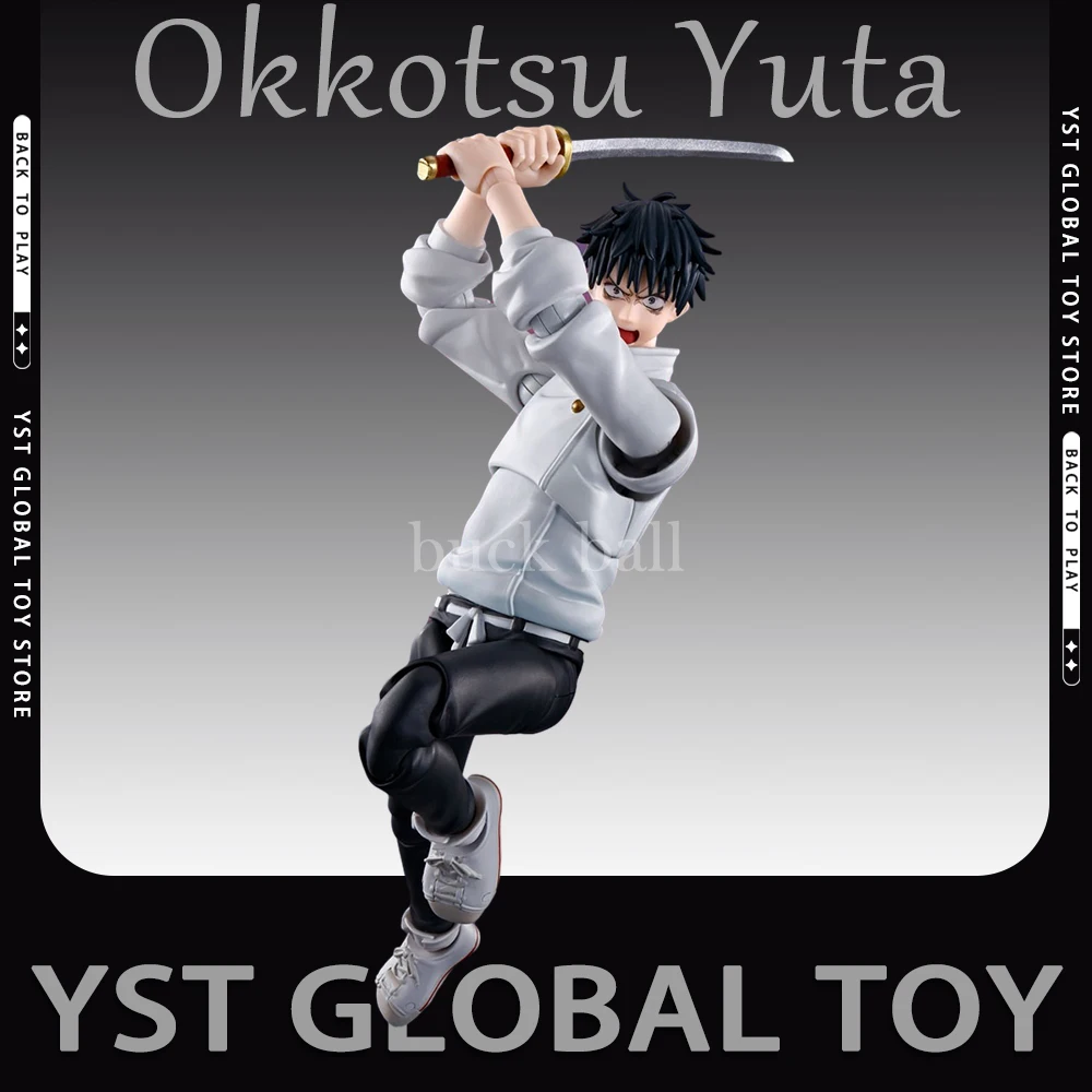 

Original Bandai SHF Yuta Anime Figures Okkotsu Jujutsu Kaisen Action Figure Spellmaster Figurine PVC Model Collectible Toy Gifts