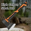 Multifunctional Ax High Carbon Steel Professional Fire Axes Outdoor Axe for Cutting Wood Hatchet Lumberjack Camping Supplies 1