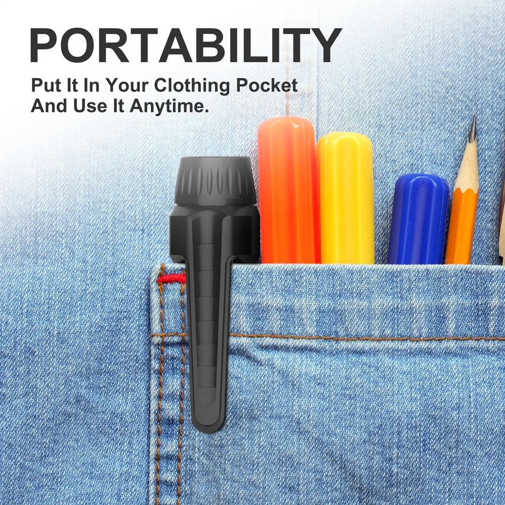 MASTFUYI Handheld Magnetic Pole Pen Polarity Tester N/S Pole Identify Tool North & South Magnetic Pole Detector 5