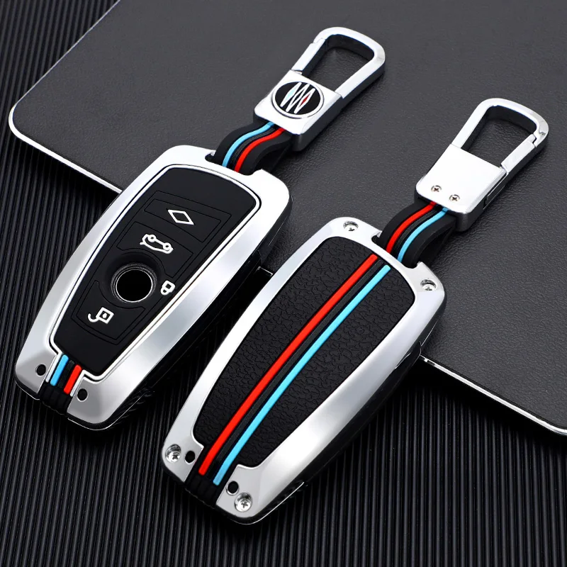 Key Case Cover for BMW 520 F10 F30 F18 118i 320i 1 3 5 7 Series X3 F25 X4 M3 M5 Keychain Bag Shell Accessories Holder