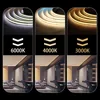 COB LED Strip Light High Density Linear Lighting 480/528Leds/m Flexible Tape Warm Natural White Red Blue Green Decor DC12 24V 6