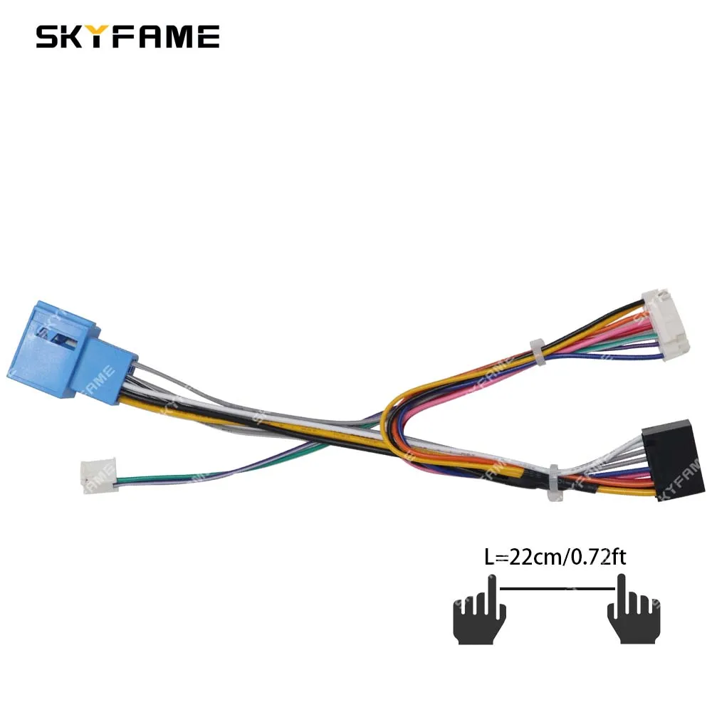 Car 16Pin Wiring Harness Adapter Decoder Android Radio Power Cable With Canbus Box for BMW E46 E39 E53 X5 3/5 Series
