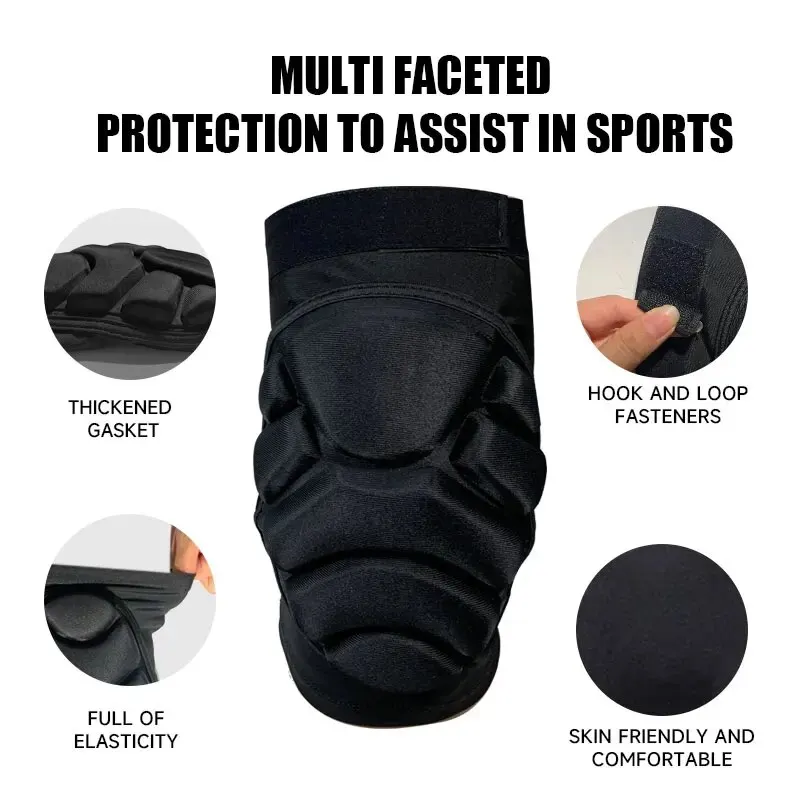 3D Skiing Skating Protective Set EVA Butt Pads Shorts Crash and 2 Pcs Knee Protection Pads for Snowboarding