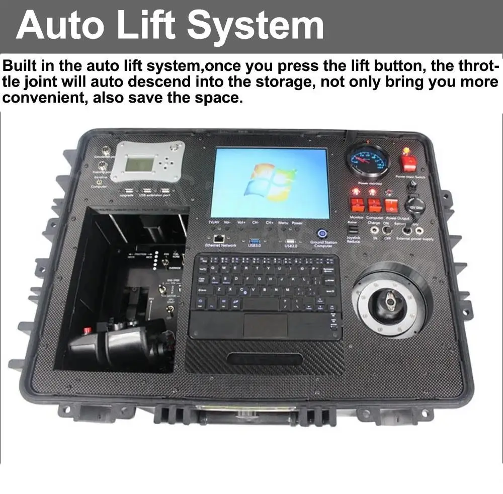 S62129a7c68334eba88d1c3b903f3d3fd8 20KM WINDBOX OPUAV GCS Mission Planner Ground Control Staton Dual Joysticks HD verion for RC airplanes drones helicopter