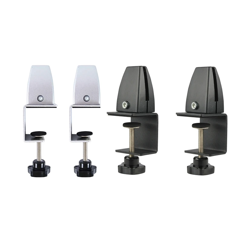 2 Pcs Office Desk Divider Clamp Privacy Screen Clip Holder Bracket Screen Baffle Clamp Partition