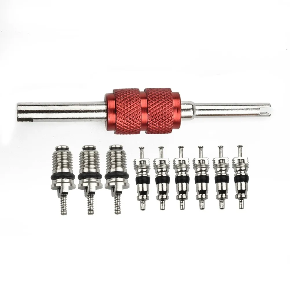 

Car A/C AC Valve High-Pressure Core Remover Installer Tool Kit 75mm Air Conditioner Valve Screwdriver Air Compressor Universal