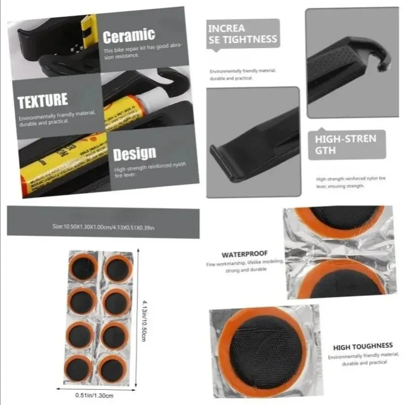Bike Inner Tube Cold Patch Repair Kit 5