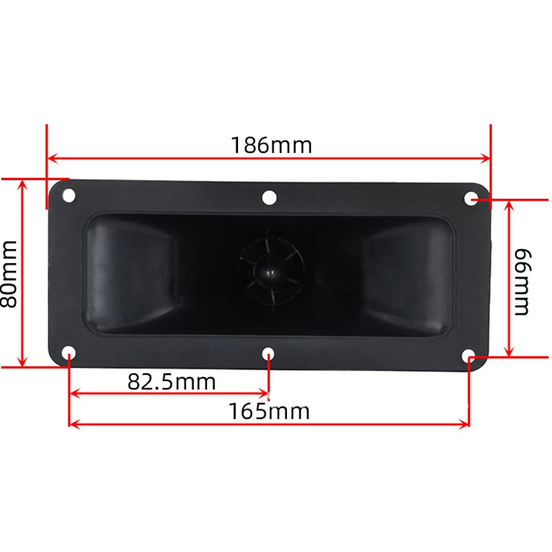 Dual Rectangular Ceramic Piezo Tweeter Speakers - High-Performance 150W Sound Bar Set