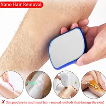 Nano Crystal Epilator Stone Physical Hair Remover Eraser Painless Epilator Depilatory Gum Ladies Women Man Can Washable Clean