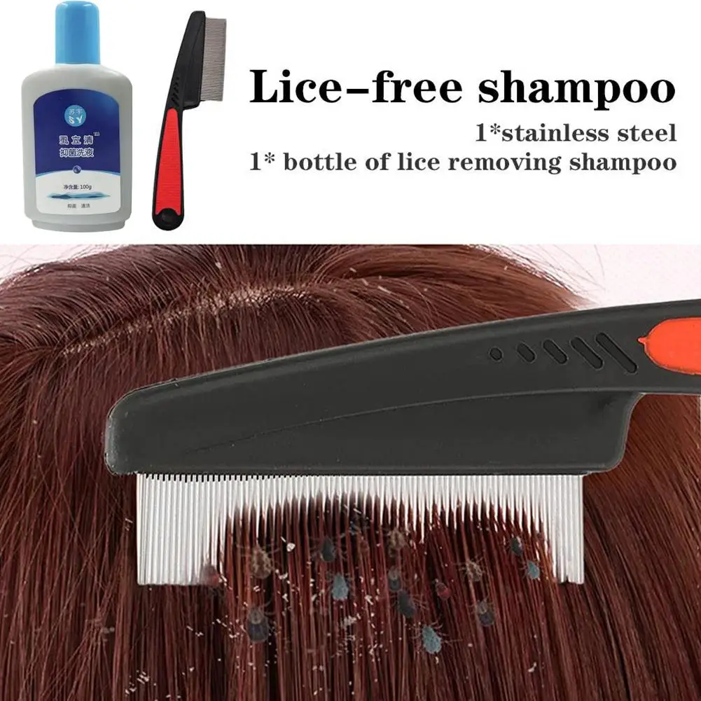Stainless Steel Fine Tooth Lice Comb for Hair Care