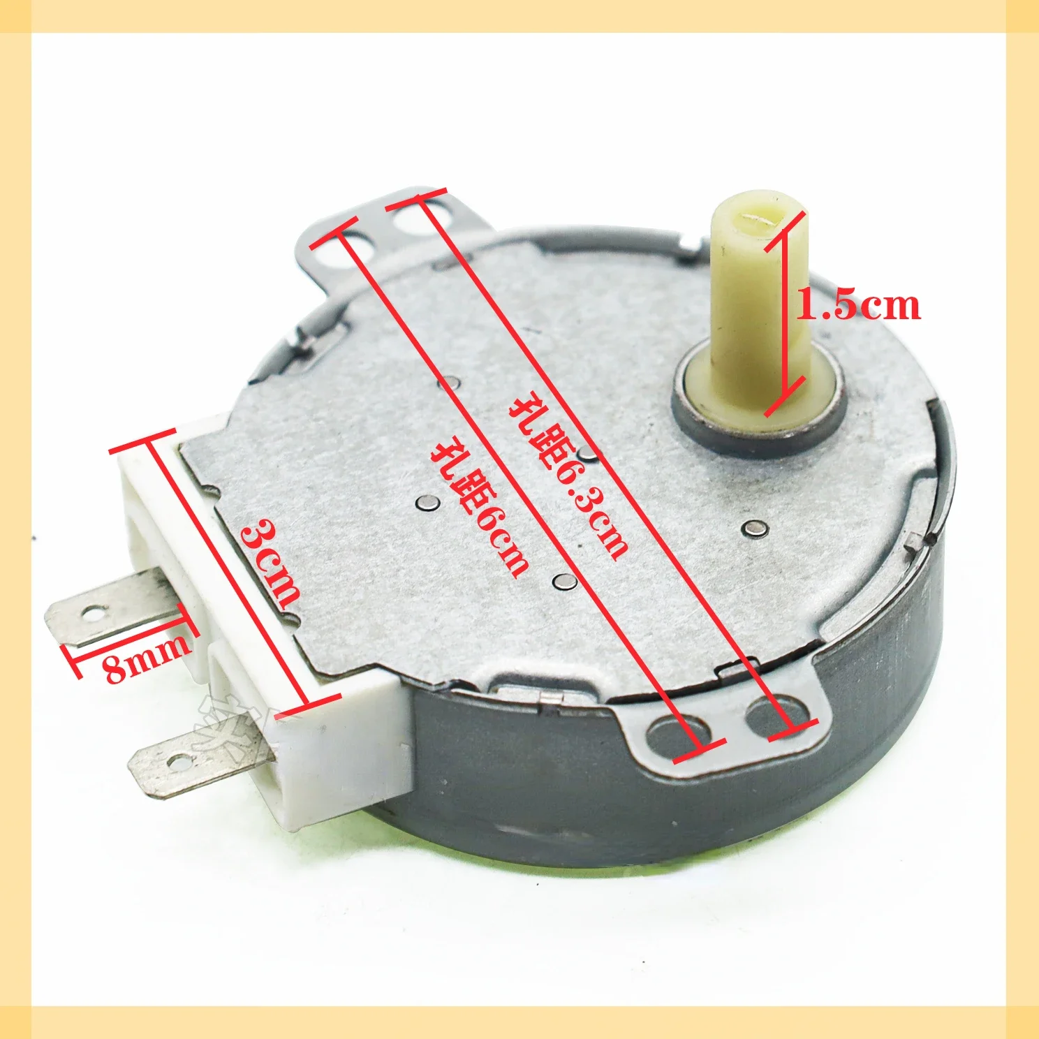 SM-2301AF1 220V 4W 5/6r/min Synchronous Motor Accessories For Microwave Oven Flat Shaft Motor