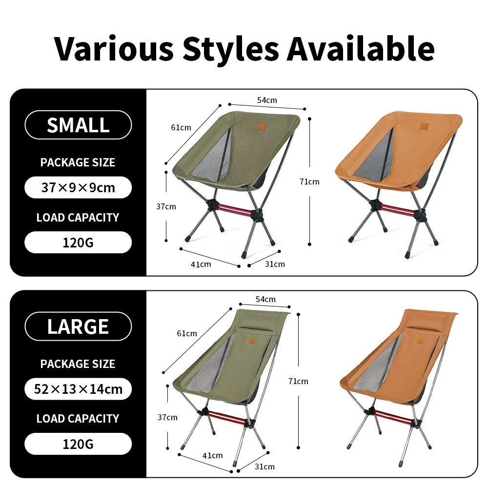 Naturehike Camping Chair Ultralight Portable Folding Chair Travel Backpacking Relax Chair Picnic Beach Outdoor Fishing Chair 5