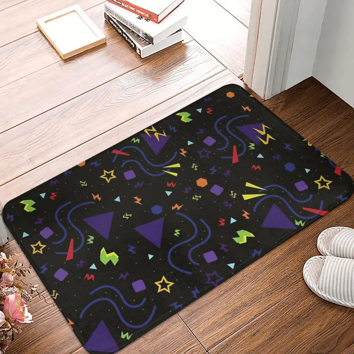 

Nostalgic 90s Movie Theatre 40x60cm Carpet Polyester Floor Mats Popular Practical Everyday