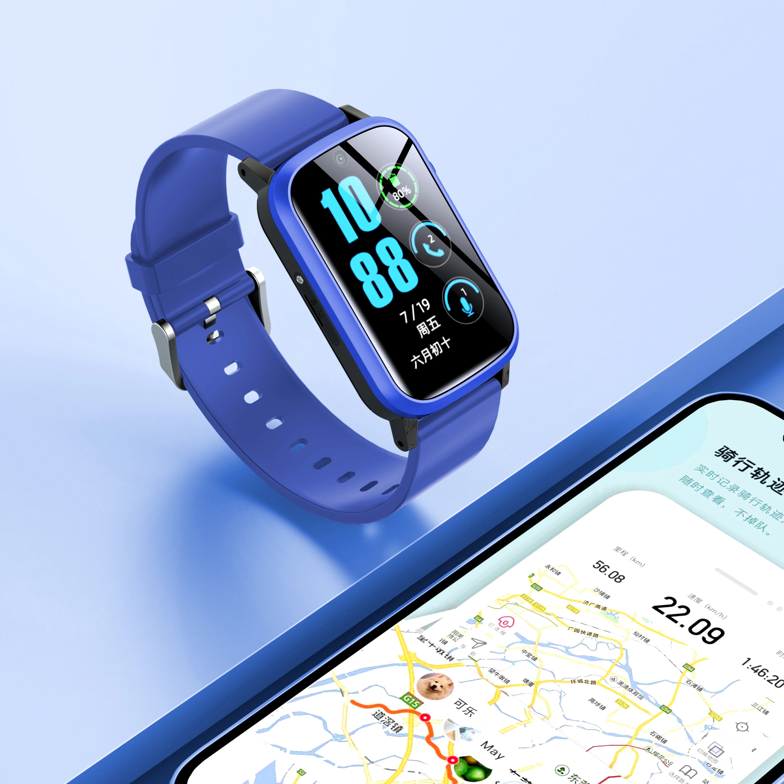 어린이 스마트워치, 방수, 실시간 위치 카메라, 영상 통화 시계, GPS, SOS, SIM 카드, 4G 스마트 워치