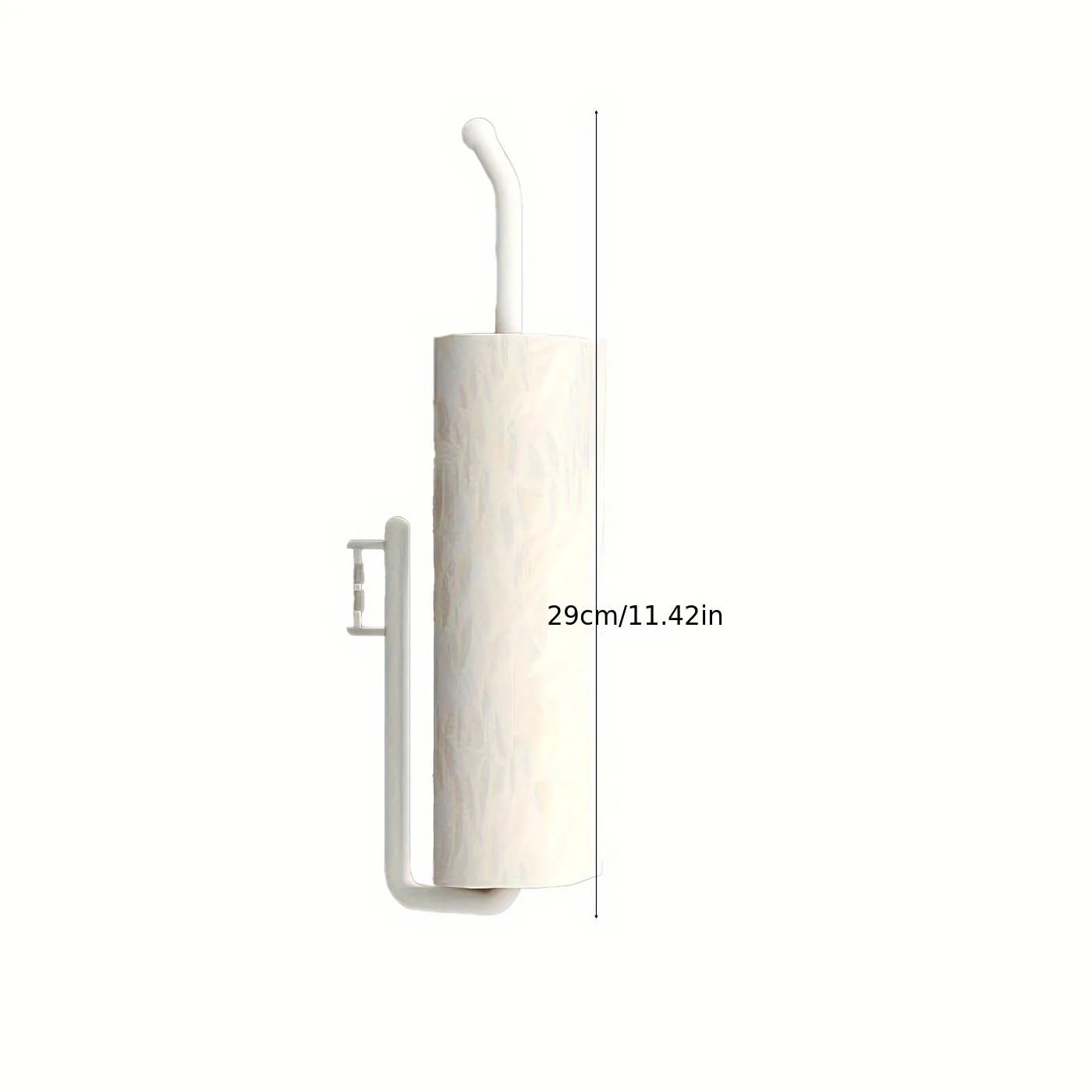 Paper Towel Holders Punching-free Tissue Holder Wall-mounted Towel Storage Rack Dish Cloth Holder For Kitchen Bathroom Supplies wall mounted hook rack towel hook rack