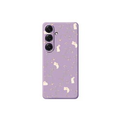 Charming Rabbit and Floral Soft Phone Case - Galaxy S20 FE (2)