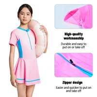 Fashion Swimwear Cute Summer Kids Girl One-piece Suits Breathable Swimming Clothes Swimsuits Summer Professional Swimming Suit 3