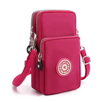 Small Shoulder Bags Nylon Women Mobile Phone Bags Mini Female Messenger Purse Lady Wallets New 2022 Female CrossBody Bag - Image 2