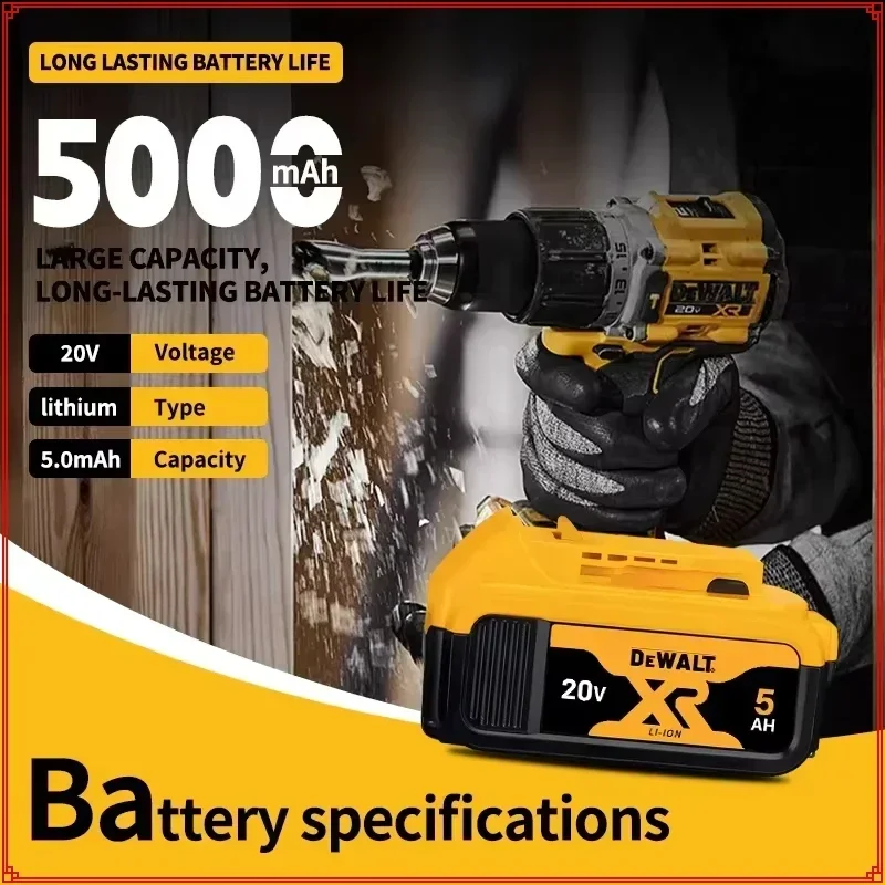 Popular DEWALT!Dewalt 20V Battery 6AH DCB609 Lithium-Ion Battery for Multiple Tools DCB204/DCB205/DCB206/DCB184/DCB200!