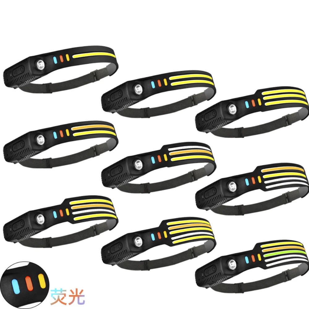 

Суперъяркий светодиодный налобный фонарь с аккумулятором, задний фонарь для кемпинга, скалолазания, пешего туризма, рыбалки, ночного чтения, бега