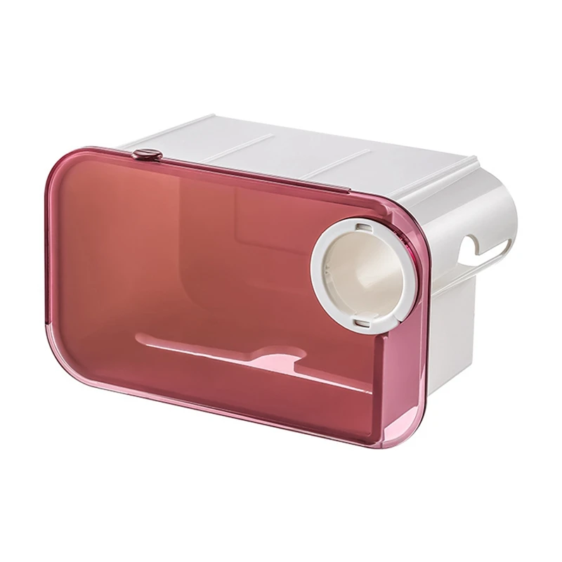 

Настенное крепление для ванной комнаты-свободная стойка для телефона, держатель для туалетной бумаги, водонепроницаемая красная полка