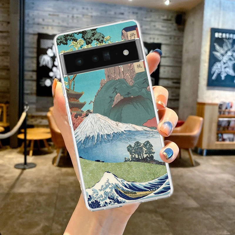 Clear TPU Phone Case with Japan Tokyo Osaka Kanagawa Design Label