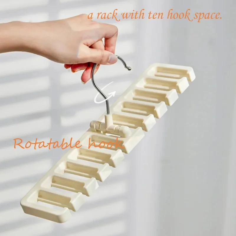 Multifunctional Belt Storage Hanger,Tie Sorting Hanger, Wardrobe Organizer, Collar with Scarf Rack, Back To School Season Hanger