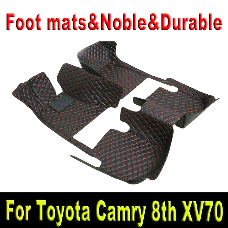 

For Toyota Camry 8th XV70 2023 2022 2021 2020 2019 2018 Car Floor Mats Accessories Carpets Waterproof Covers Automotive Vehicles