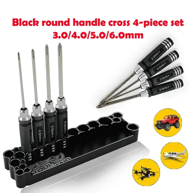 Tournevis cruciforme avec poignée ergonomique et embouts interchangeables pour modèles RC