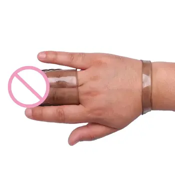 1 PCS 4 Colors Female Strap-on Finger Vibrator G-spot Stimulator Massager Adult Sex Game Toys for Women 16cm 6