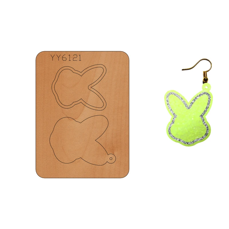 

Earring mold knife model YY6121 is suitable for all cutting machines on the market die cuts