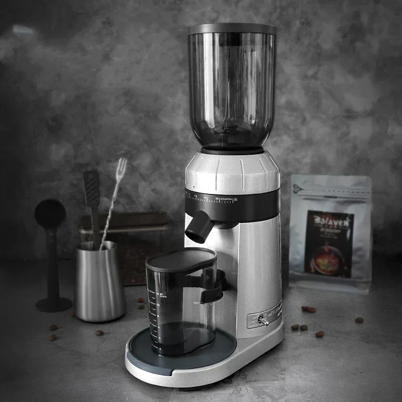 Welhome ZD-15 Grinder Electric Italian Coffee Grinder Commercial Automatic Mill Cold Brew Coffee Maker Stainless Steel 150W 2
