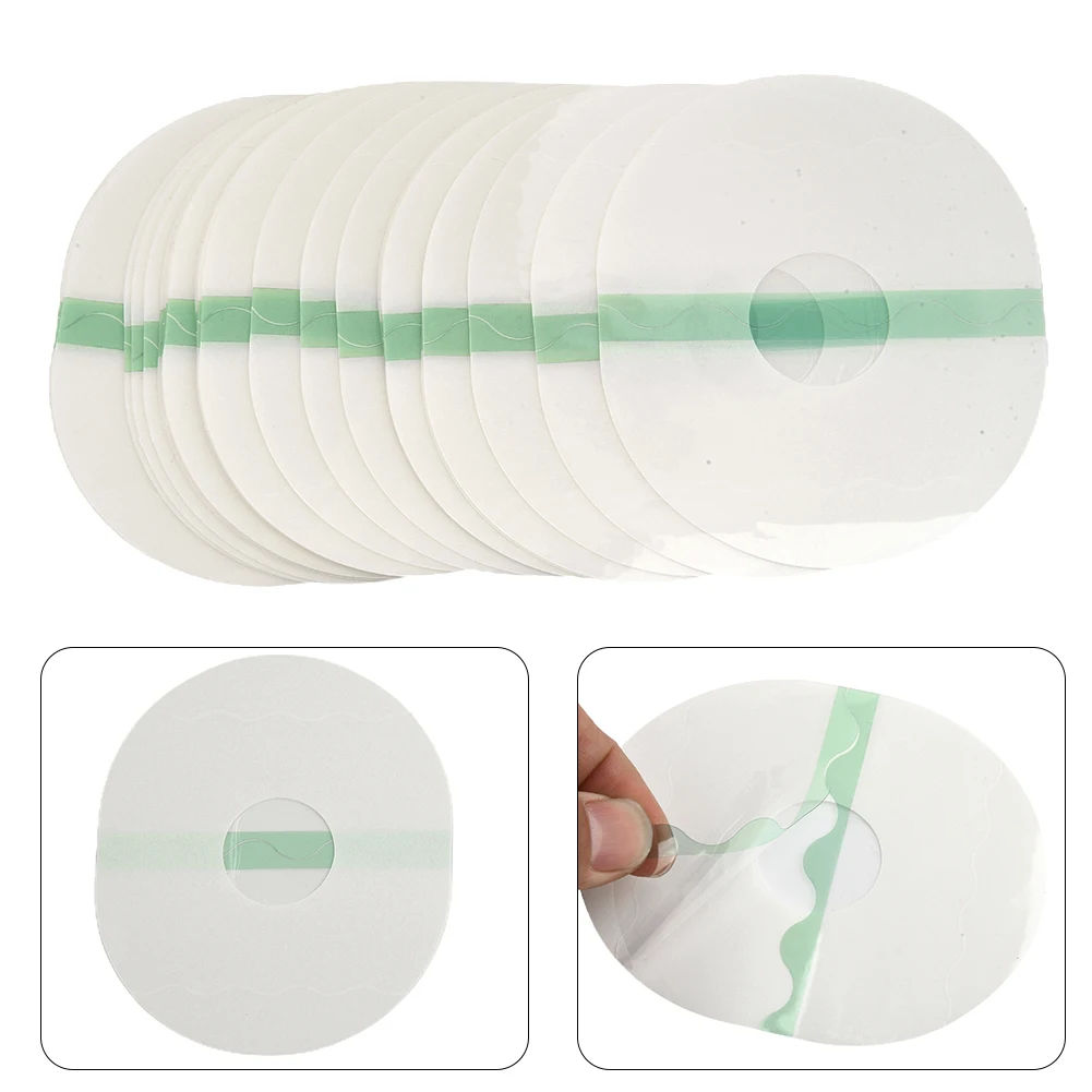 25 Pcs Freestyle Libre Patch Adesive Ovali Trasparenti Freestyle Bende Adesive 4 1/2 "X 3 1/5 Confezione Grande Per Fixic