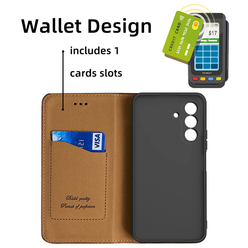 Premium Flip Phone Case - Elegant Book-Style Cover