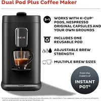 , 3-in-1 Espresso, K-Cup Pod and Ground Coffee Maker, From the Makers of Instant Pot with Reusable Coffee Pod for Ground Coffee 2